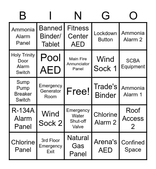 BINGO SCAVENGER HUNT Bingo Card