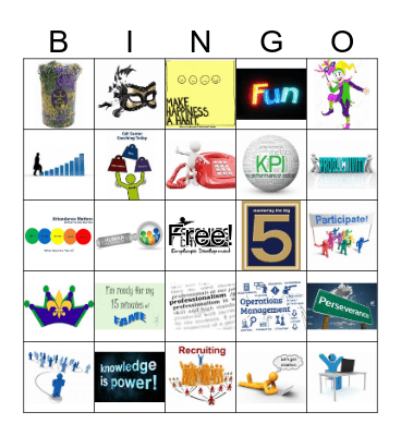 Building on Today to Reach Our Goals Tomorrow Bingo Card