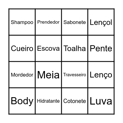 Chá do Leví Bingo Card