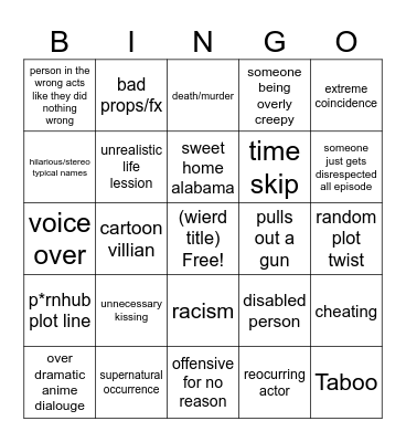 Tommorows Teachings Bingo Card