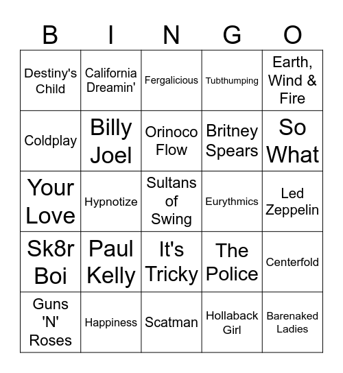 Granny Flat Foundation Bingo Card
