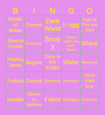 NEW Deltarune Chapter 5 Bingo Card
