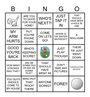 DONKEY BINGO Card
