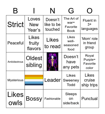 Jester Bingo Card