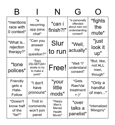 Crys/Bulma (OPP Version) Bingo Card