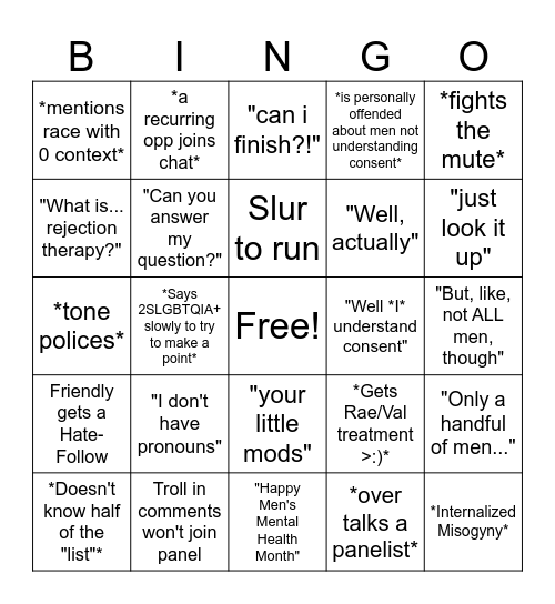 Crys/Bulma (OPP Version) Bingo Card