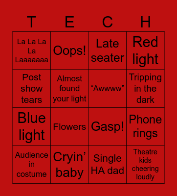 Hadestown Bingo!!! Bingo Card