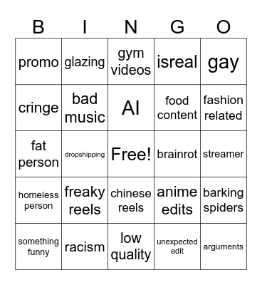 2026 PM Reels Bingo Card