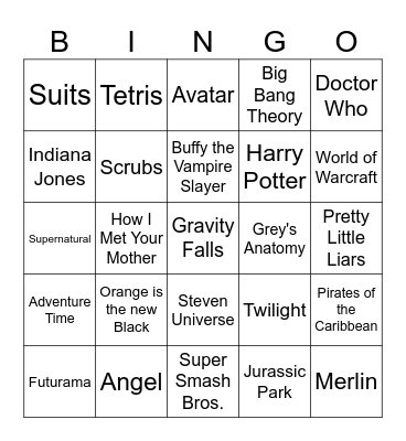 Bingo! Bingo Card