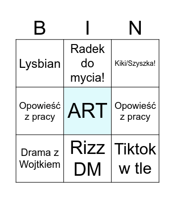 Wera Bingo Card