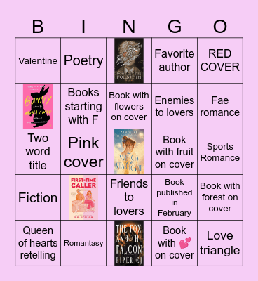February Book Bingo Card