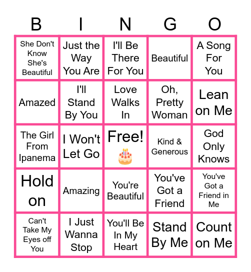 MUSIC BINGO at the Ann Arbor Eagles! 💖 About Kim! 🌞 Bingo Card