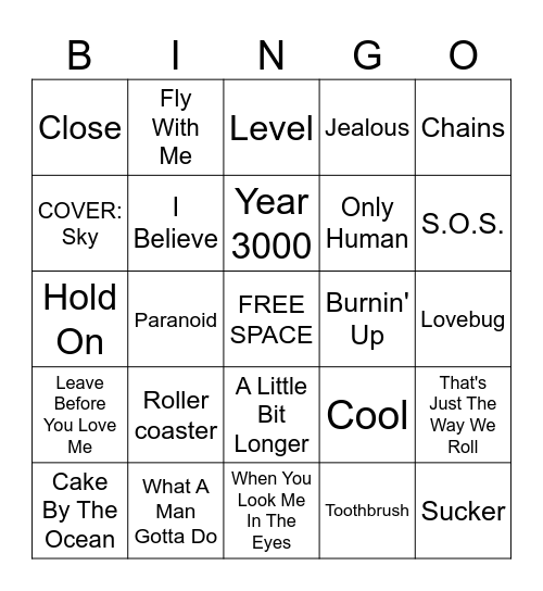The Family Business - JB Bingo Card