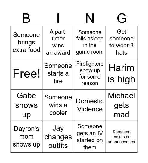 Blue Shift Bingo Banaza Bingo Card