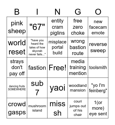 LAN BINGO Card