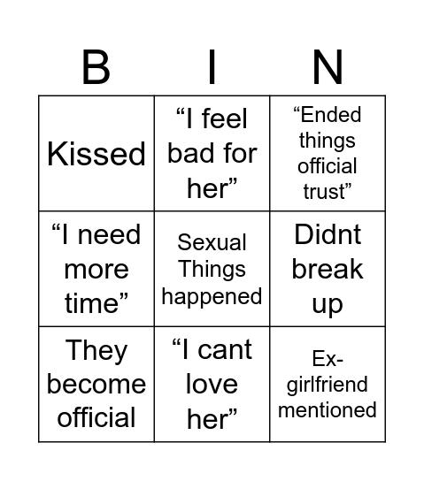 Danish Bingo Card