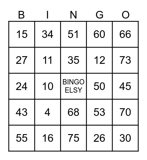 SOCIA Bingo Card