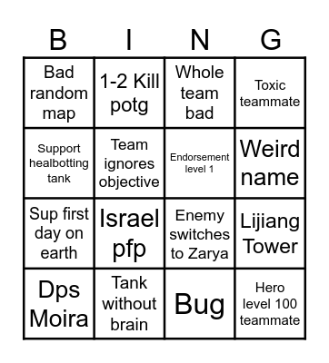 O Bingo Card