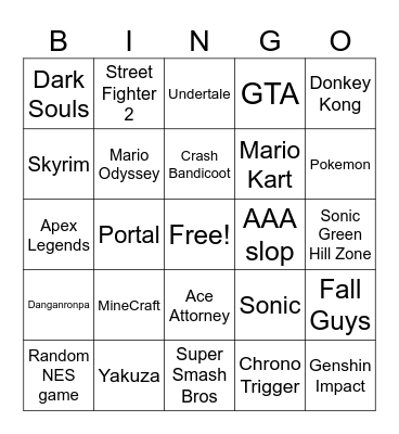 Guess the Song Bingo V3 Bingo Card