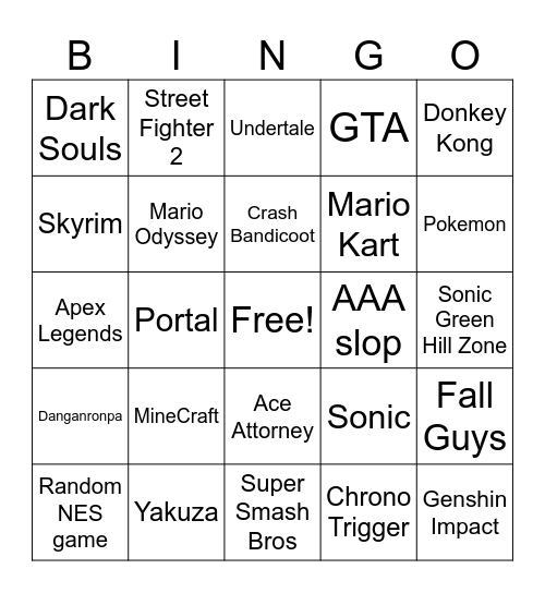 Guess the Song Bingo V3 Bingo Card