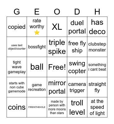 recent taaaaaaaaaaab bingo gd Bingo Card
