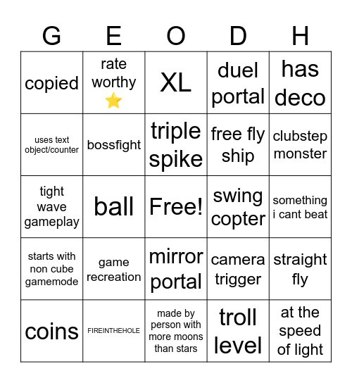 recent taaaaaaaaaaab bingo gd Bingo Card