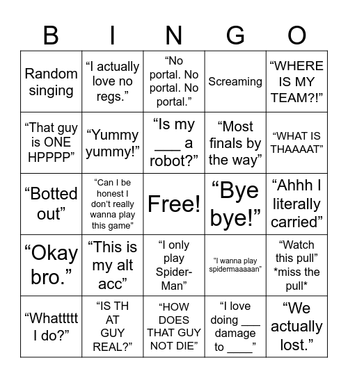 Matchbingo Card