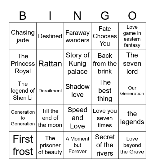 C novels Seven seas licenses Expo 2026 Bingo Card