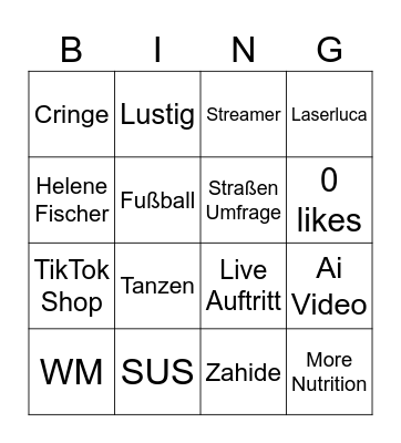 FY Page Bingo Card