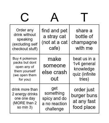 juno Bingo Card