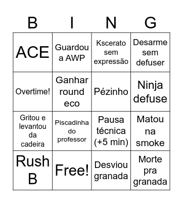 Cogu's Watch Party Bingo Card