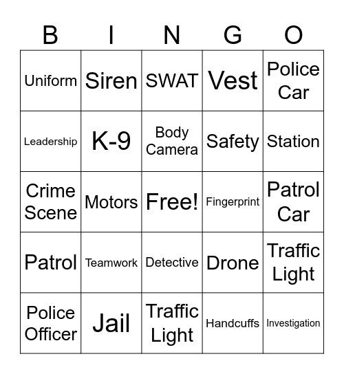 CAMP BLUE BINGO Card