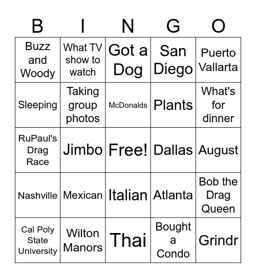 Chalex 2026 BINGO Card
