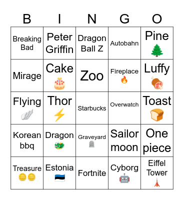 Infinite Craft Bingo Card Bingo Card