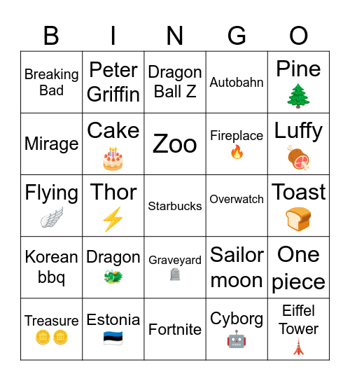 Infinite Craft Bingo Card Bingo Card