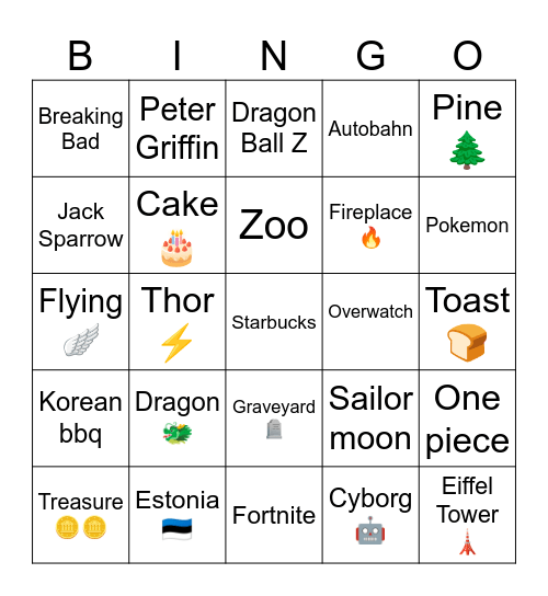 Infinite Craft Bingo Card Bingo Card
