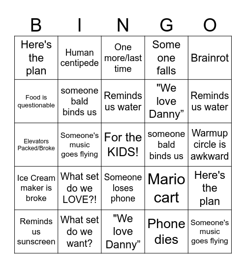 KS Masonic MB 2026 Bingo Card