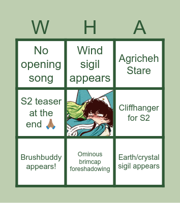 WHA EPISODE 13 BINGO Card