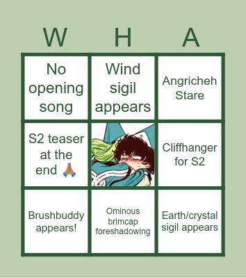 WHA EPISODE 13 BINGO Card