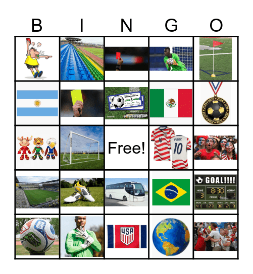 World Cup 2026 Bingo Card