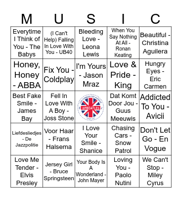 Ronde 2 #2 Bingo Card