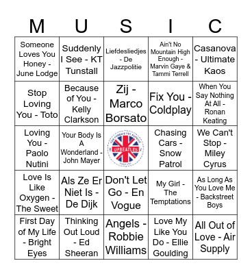 Ronde 2 #5 Bingo Card