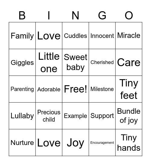 Happy Birthday Theophilus Bingo Card