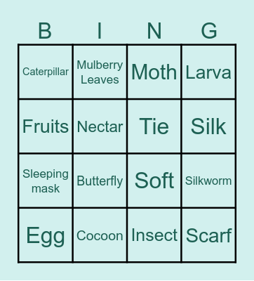 Life Science Bingo! Bingo Card