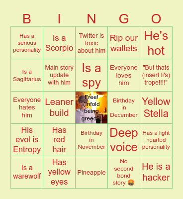 6th li BINGO Card