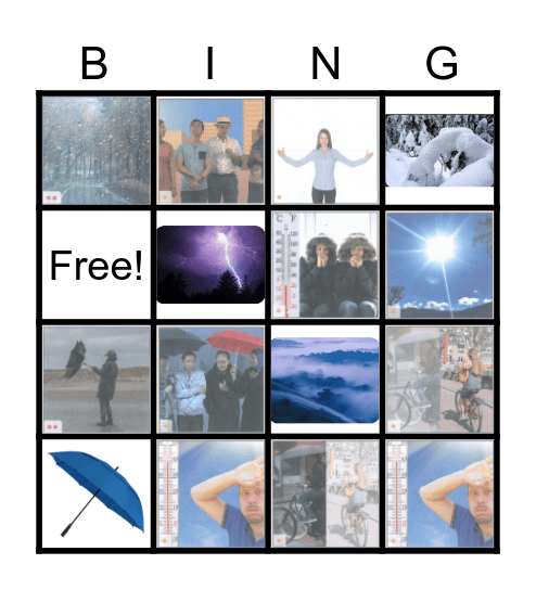 NT2 8.4 het weer Alfa A Bingo Card