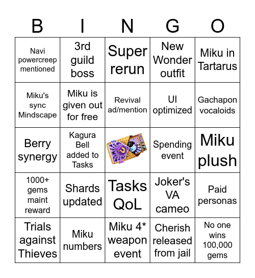 anni stream Bingo Card