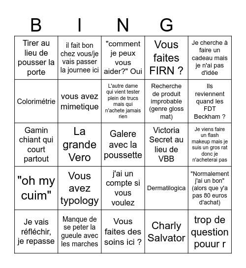 BINGO DE CON Bingo Card