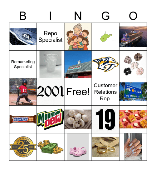 Renee Bingo Card