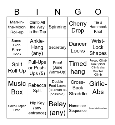 Tarrytown Silks Bingo! Bingo Card